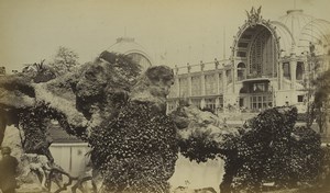 France Paris World Fair Champ de Mars palace Old Photo 1878