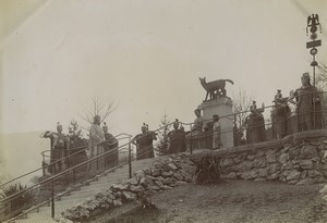 France Pyrenees Lourdes Stations of the Cross Old Photo 1900