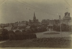 France Saint Malo view taken from Casino Old Photo 1900