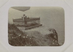 France Saint Malo Tomb of Chateaubriand Old Photo 1900