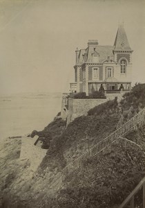 France Dinard Villa du Rond Point Les Roches Brunes Old Photo 1900 #1