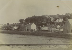 Bailiwick of Jersey Saint Aubin seaside Old Photo 1900