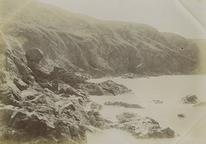 Bailiwick of Jersey Pleimont cliffs seaside Old Photo 1900