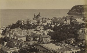 France Monte Carlo view taken from la Bordina Old Gilletta Photo 1900