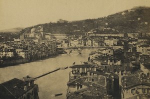Italy Verona San Giorgio panorama Old Photo 1890