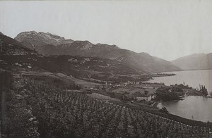 France Alpes lac d'Annecy Ancienne Photo 1890