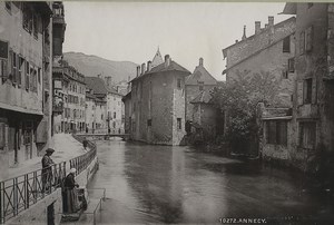 France Alpes Annecy Riviere Thiou Ancienne Photo 1890