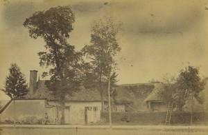 France Aubeterre Farm House? Famille Jobert? Old Photo 1873