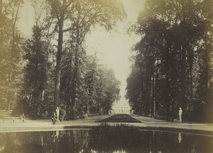 Belgium Brussels Park Pond & St Jacques Church Old Photos 1890