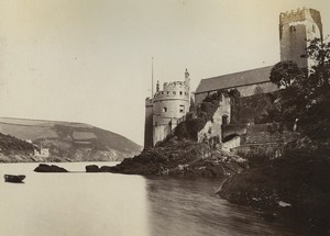 United Kingdom Darmouth castle River Old Photo 1890