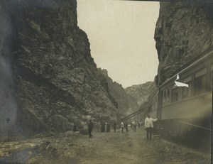USA Grand Canyon Train Knights Templar Group Old Photo 1904