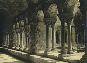 France Arles Church of Sainte Trophime Cathedral Cloister Gallery Old Photo 1947