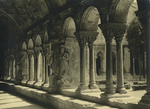 France Arles Church of Sainte Trophime Cathedral Cloister Gallery Old Photo 1947