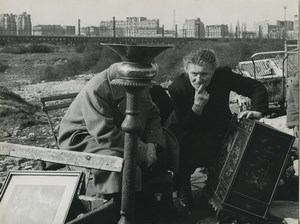 France Paris Flea Market Porte de Vanves Marché aux Puces Old Photo 1952