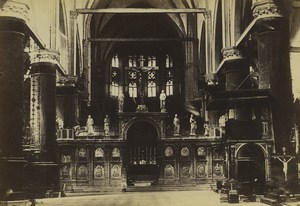 Italy Venice Basilica Santa Maria Gloriosa dei Frari Interior Cabinet Photo 1870