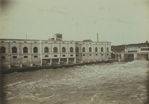 Switzerland Vernier Hydroelectric Plant Chevres Old Photo 1890's