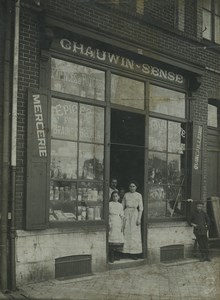 France Lille Haberdashery Hardware Store Chauwin Sense WWI Old Photo 1910