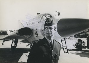 Prince Pilot Karl Gustav of Sweden Swedish Royal Air Force Old Photo 1967