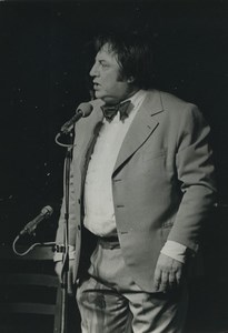 Belgium Standup Comedian Raymond Devos Old Photo 1960's