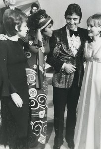 Paris Olympia Sacha Distel Regine Petula Clark & Eliana Pittman Old Photo 1970