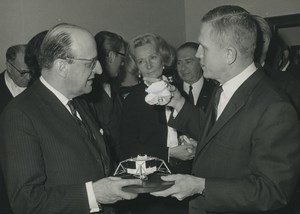 Belgium Brussels Astronaut Frank Borman & Theo Lefevre Old Photo 1969