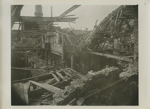 France Reims WWI Factory Destruction Old Photo Wentzell 1919 #2