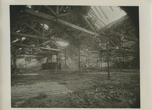 France Reims WWI Factory Destruction Old Photo Wentzell 1919 #3