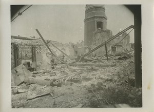 France Reims WWI Factory Destruction Old Photo Wentzell 1919 #5