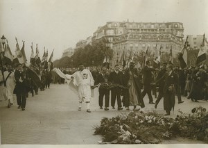 Paris French Colonies Veterans at the Unknown Soldier Old Photo Rol 1931