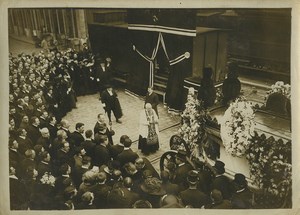 France Paris Italian aviator Giuseppe Cei Funeral Old Rol Photo 1911