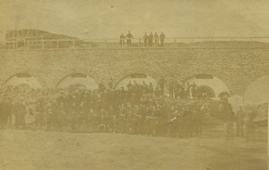 France Franco Prussian war Fort de la Briche Thiers wall Old Photo 1870
