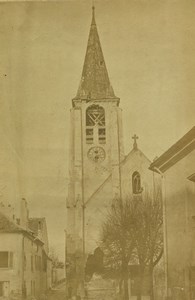 France Franco Prussian war Stain Church Old Photo 1870