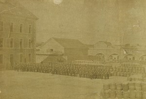 France Franco Prussian war Fort de Rosny Troops Old Photo 1870