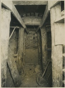 Underground Paris sewers catacombs construction Old Photo 1932 #04