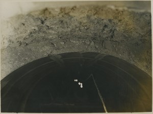 Underground Paris sewers catacombs construction Old Photo 1932 #08
