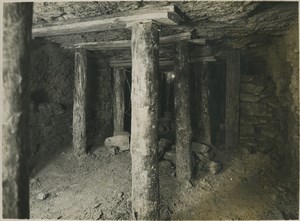 Underground Paris sewers catacombs construction Old Photo 1932 #12