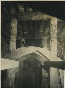 Underground Paris sewers catacombs construction Old Photo 1932 #21