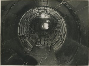 Underground Paris sewers catacombs construction Old Photo 1932 #24