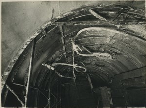 Underground Paris sewers catacombs construction Old Photo 1932 #25