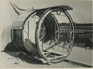 Underground Paris sewers catacombs construction Old Photo 1932 #26