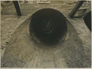 Underground Paris sewers catacombs construction Old Photo 1932 #31