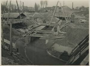 Underground Paris Water collector Saint Denis Seine river Old Photo 1935 #2