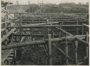 Underground Paris Water collector Porte de Pantin Old Photo 1935 #1