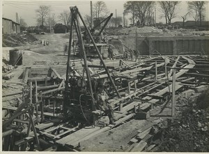 Underground Paris Water collector Porte de Pantin Workers Old Photo 1935 #2