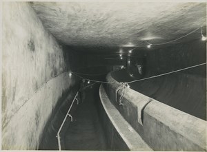 Underground Paris Water collector Porte de Pantin Old Photo 1935 #6