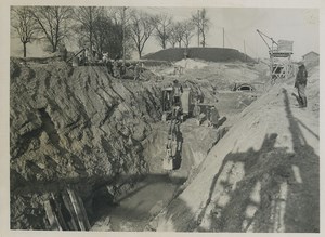 Fortification Paris Water collector diversion Vieille-Mer Old Photo 1935 #1