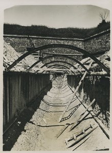 Paris Fortifs Collecteur d'eau dérivation de la Vieille-Mer Ancienne Photo 1935 #2