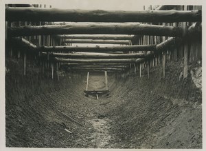 Underground Paris Water collector St Denis rue de Strasbourg Old Photo 1935 #1