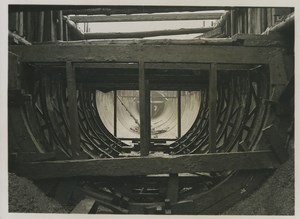 Underground Paris Water collector St Denis rue de Strasbourg Old Photo 1935 #3