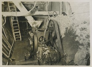 Underground Paris Water collector Concrete pump Old Photo 1935